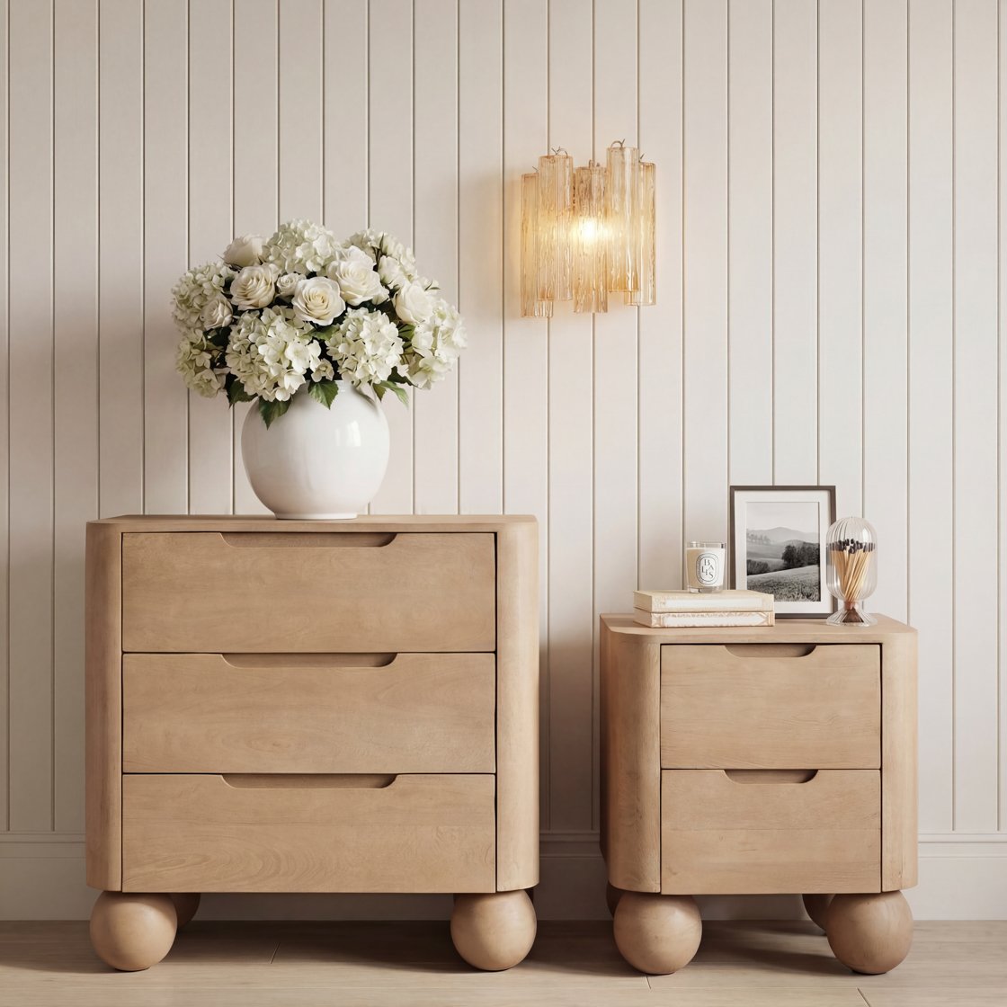 Thornham mango wood bedside table