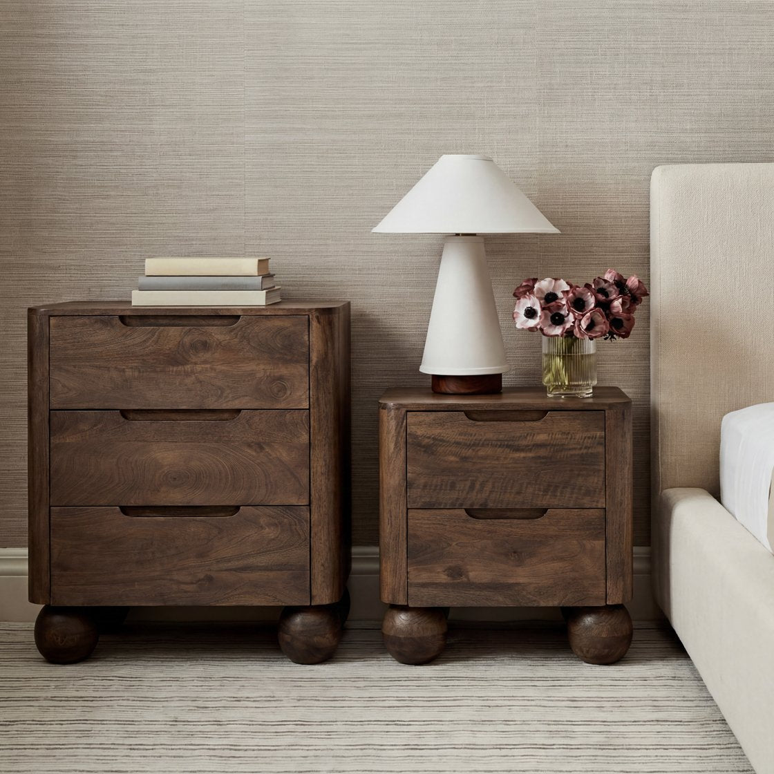 Thornham mango wood bedside table