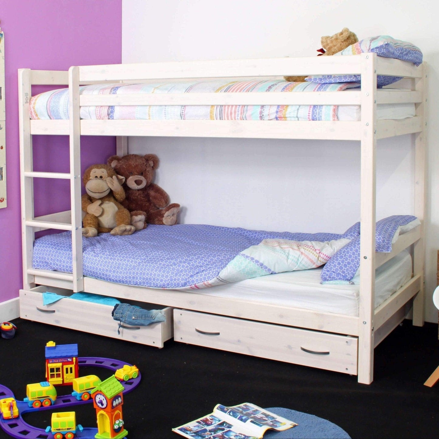 The 'Hit' - Bunk Bed - Trundle or Storage Drawers - Millie & Jones