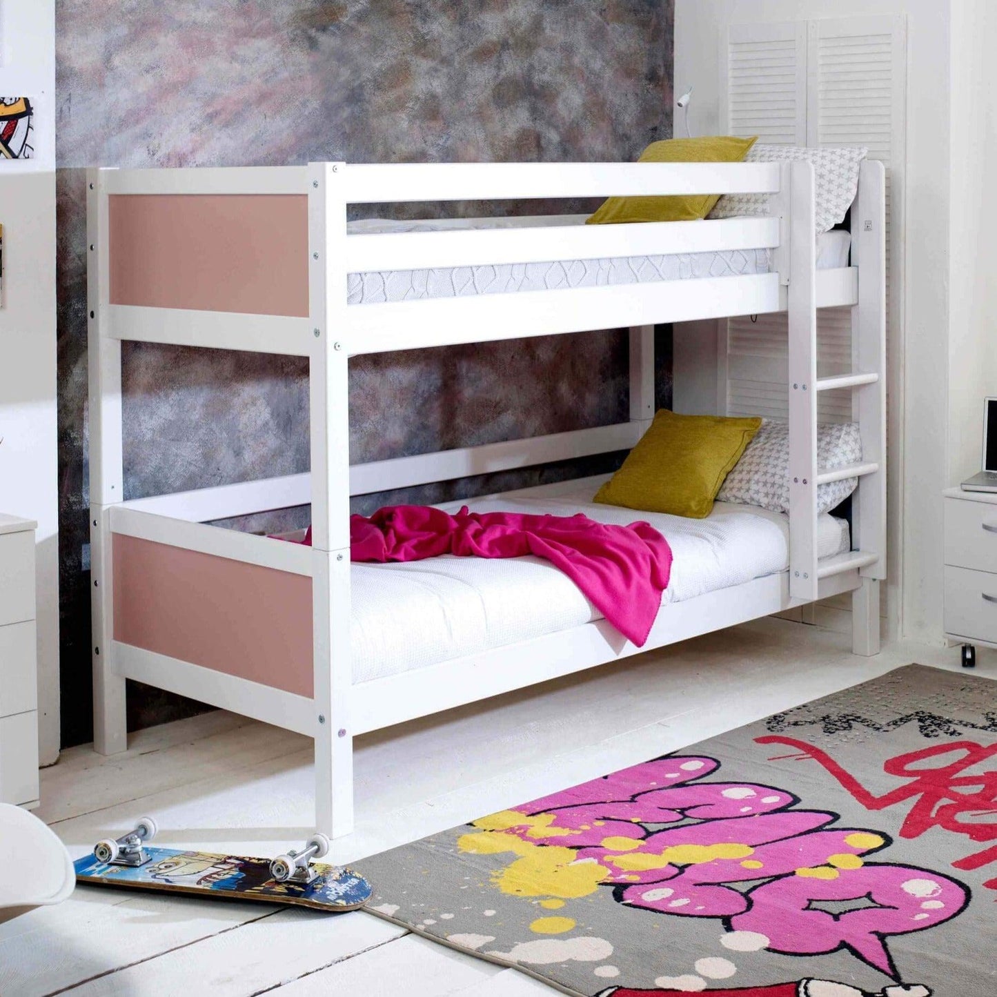 The Nordic - Detachable Bunk Bed - Optional Trundle or Storage Drawers - Millie & Jones