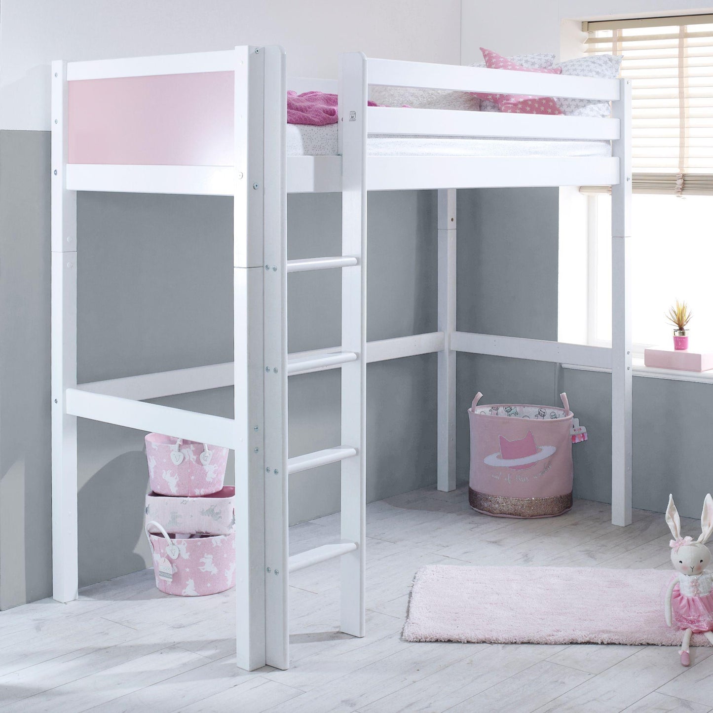 The Nordic High Sleeper Loft Bed - Millie & Jones