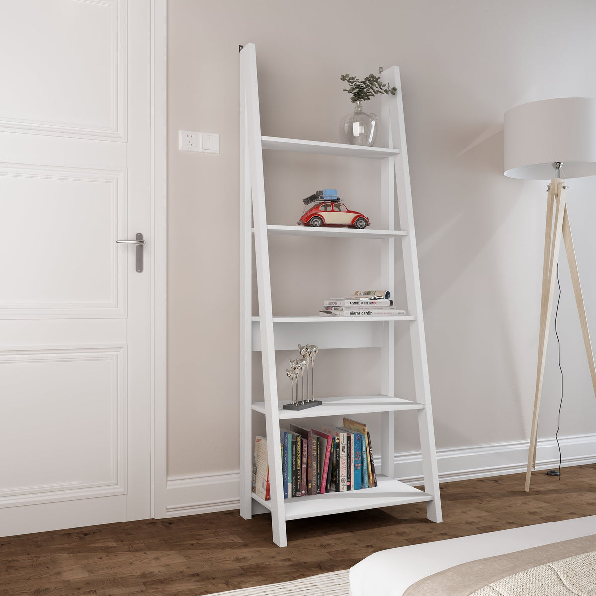 Torcross ladder bookcase