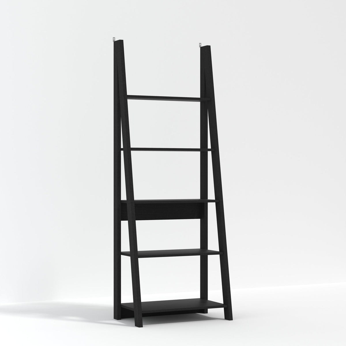 Torcross ladder bookcase in Black