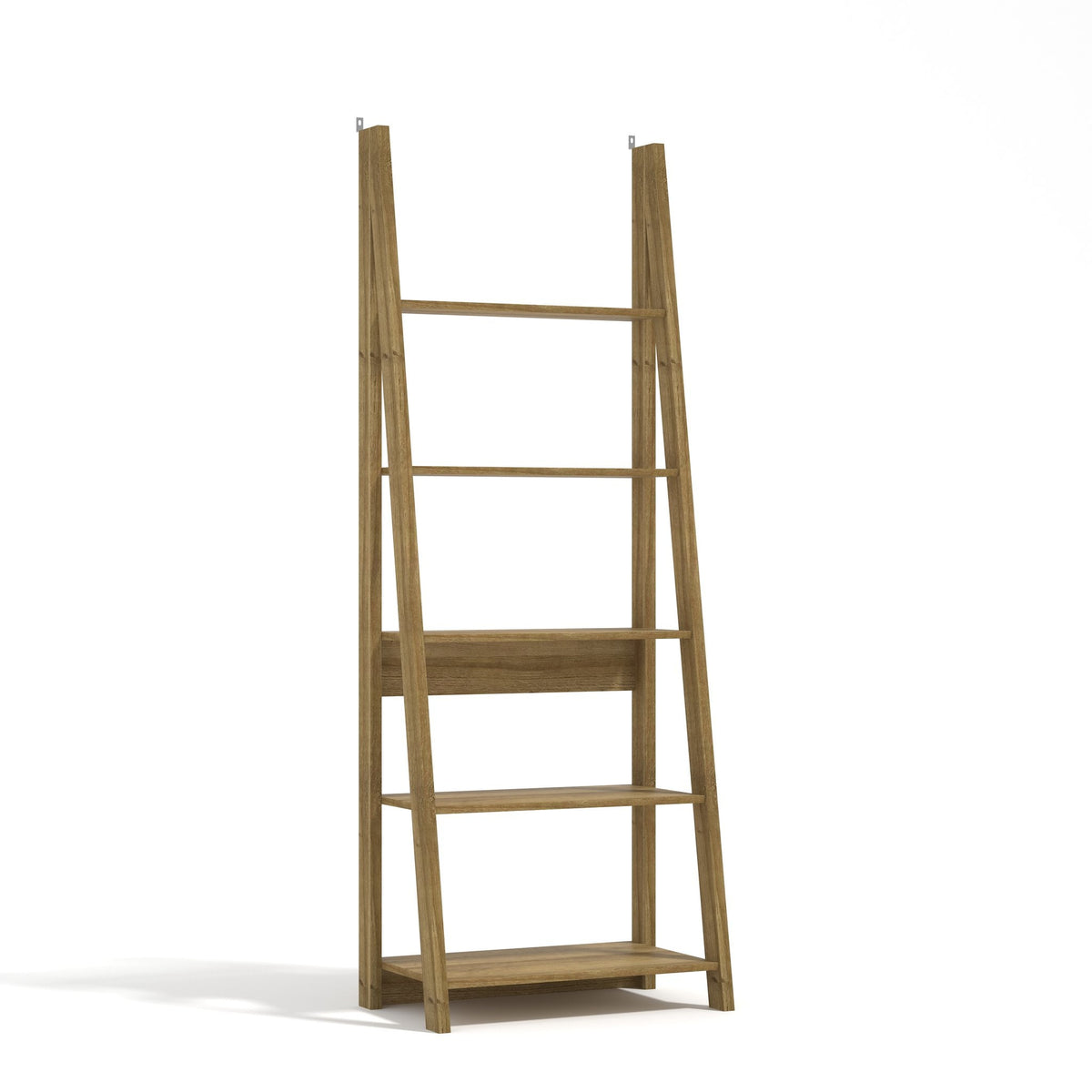 Torcross ladder bookcase in Oak Effect
