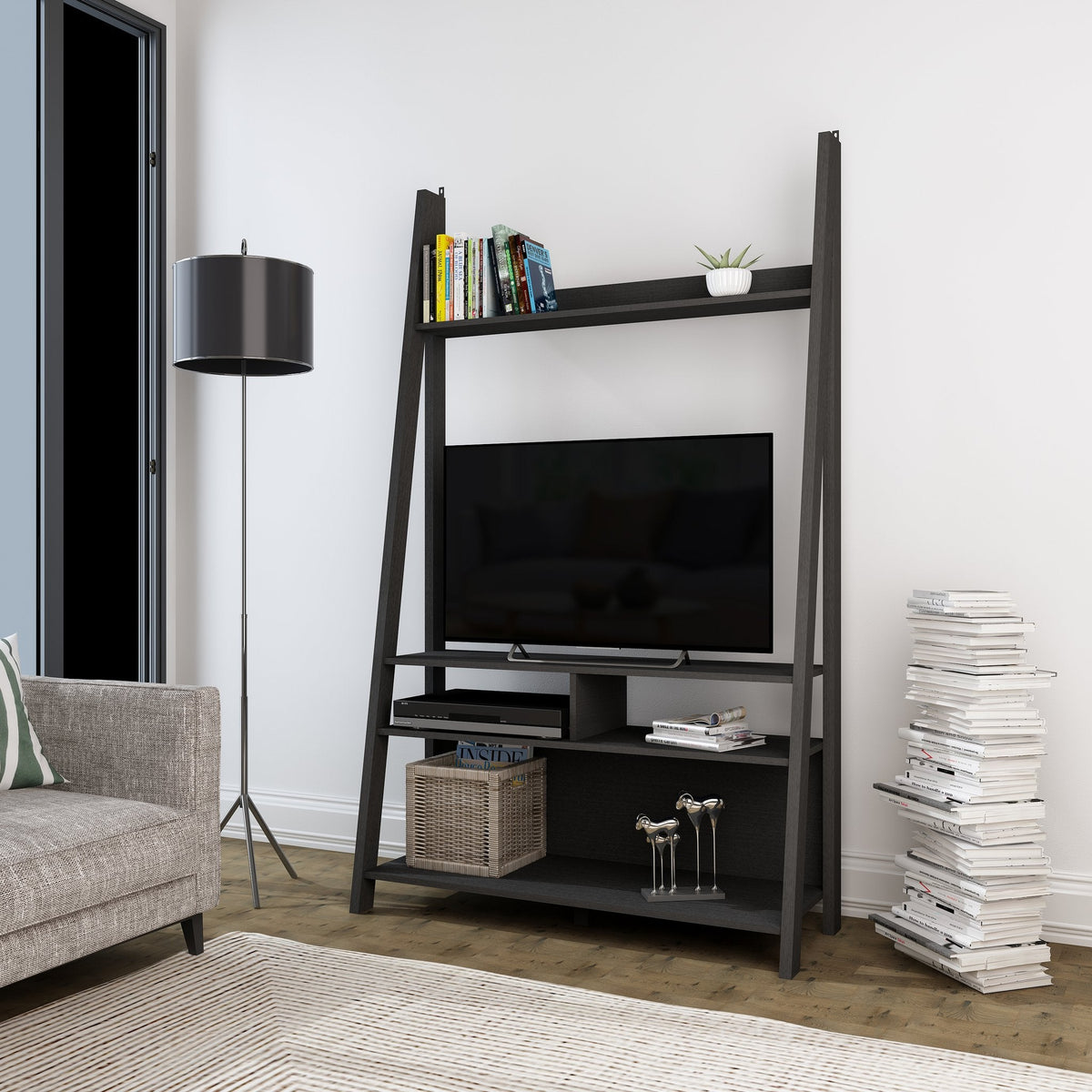 Torcross ladder TV unit