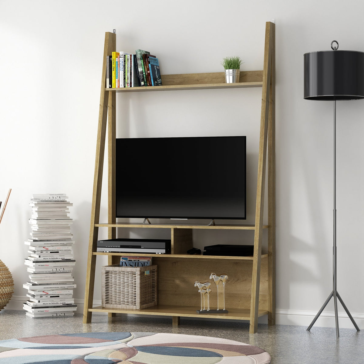 Torcross ladder TV unit