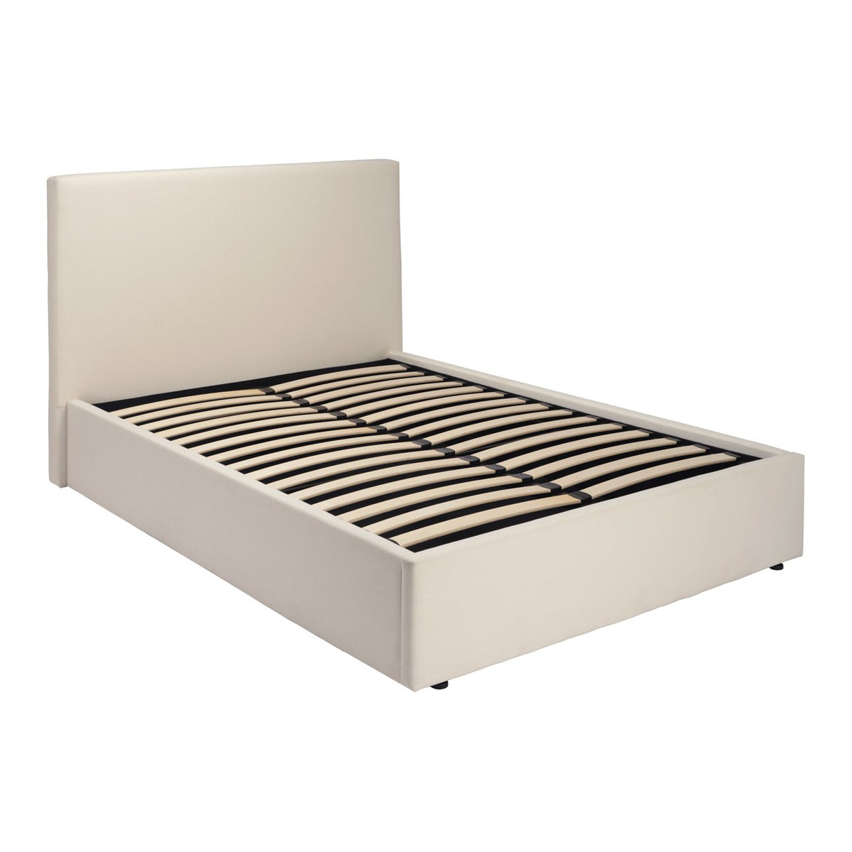Troutbeck gas lift storage bed in Antique White