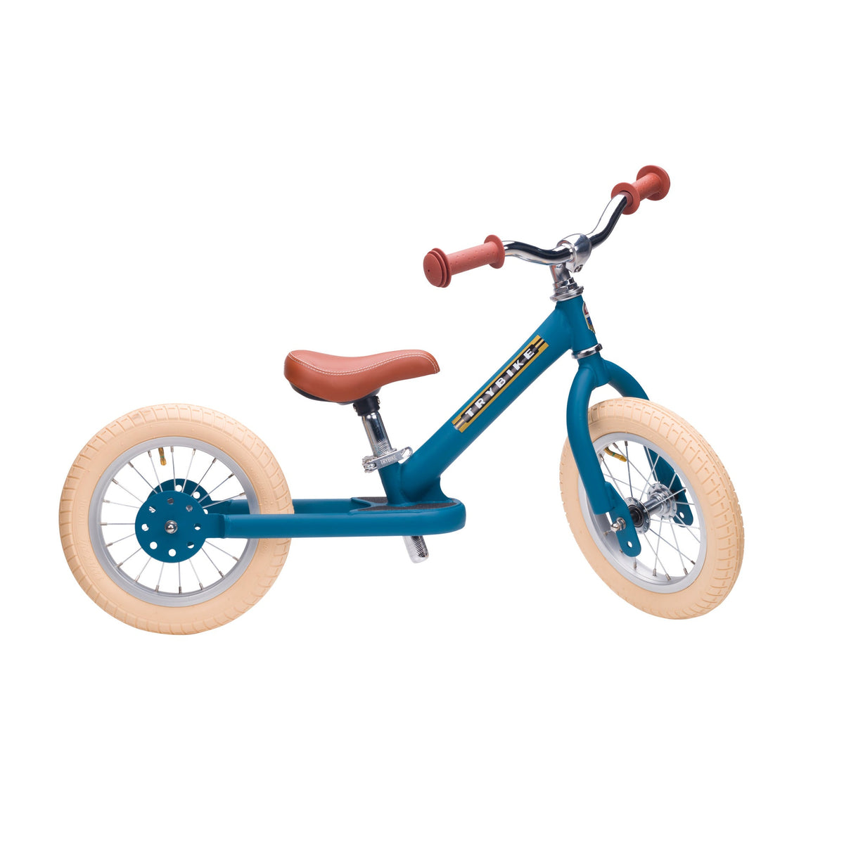 Trybike 2-in-1 in Vintage Blue as a balance bike