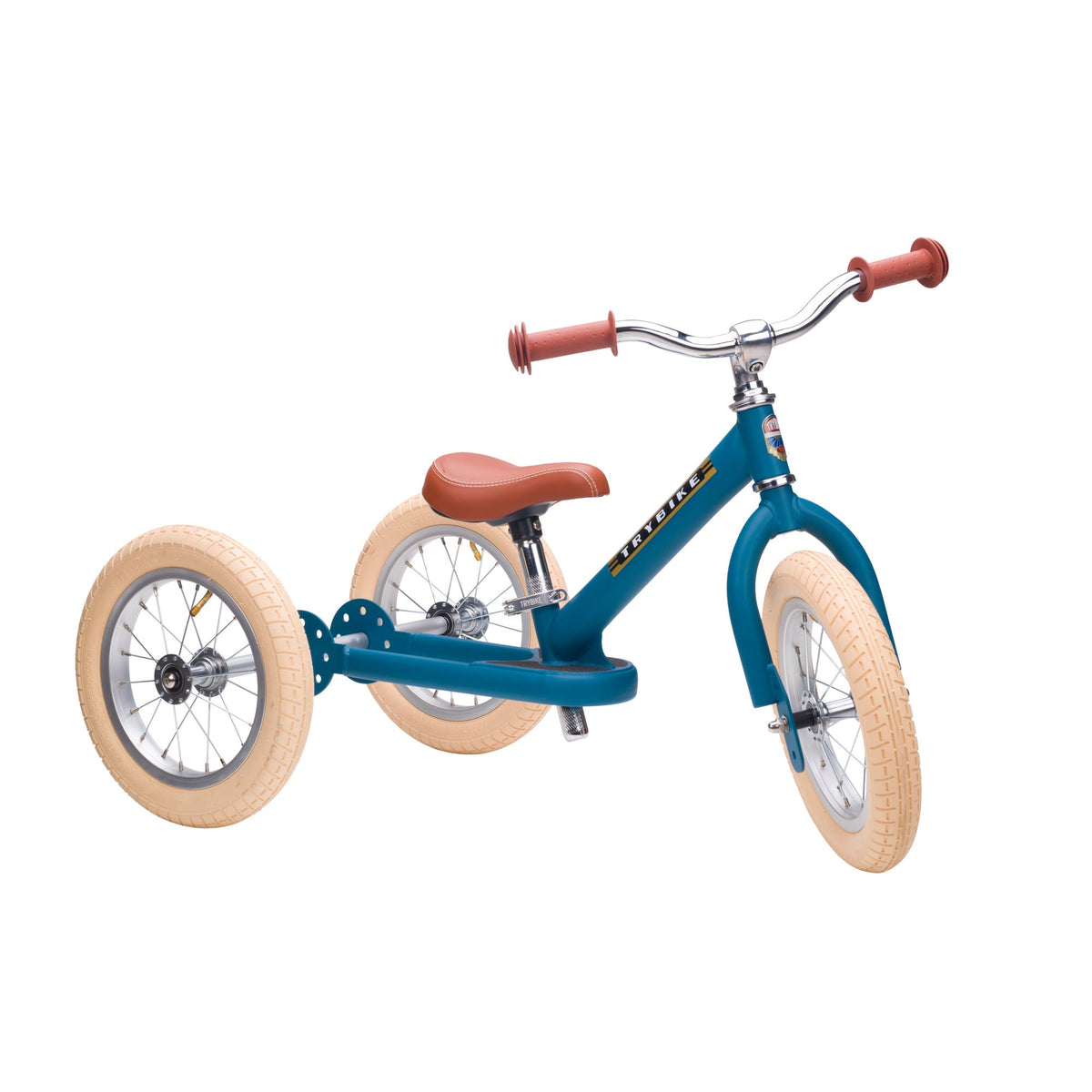Trybike 2-in-1 in Vintage Blue as a balance trike