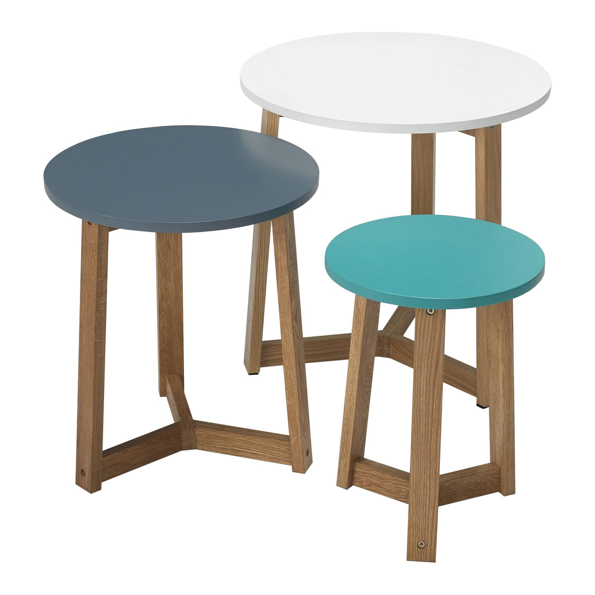 Wareham round nest of tables