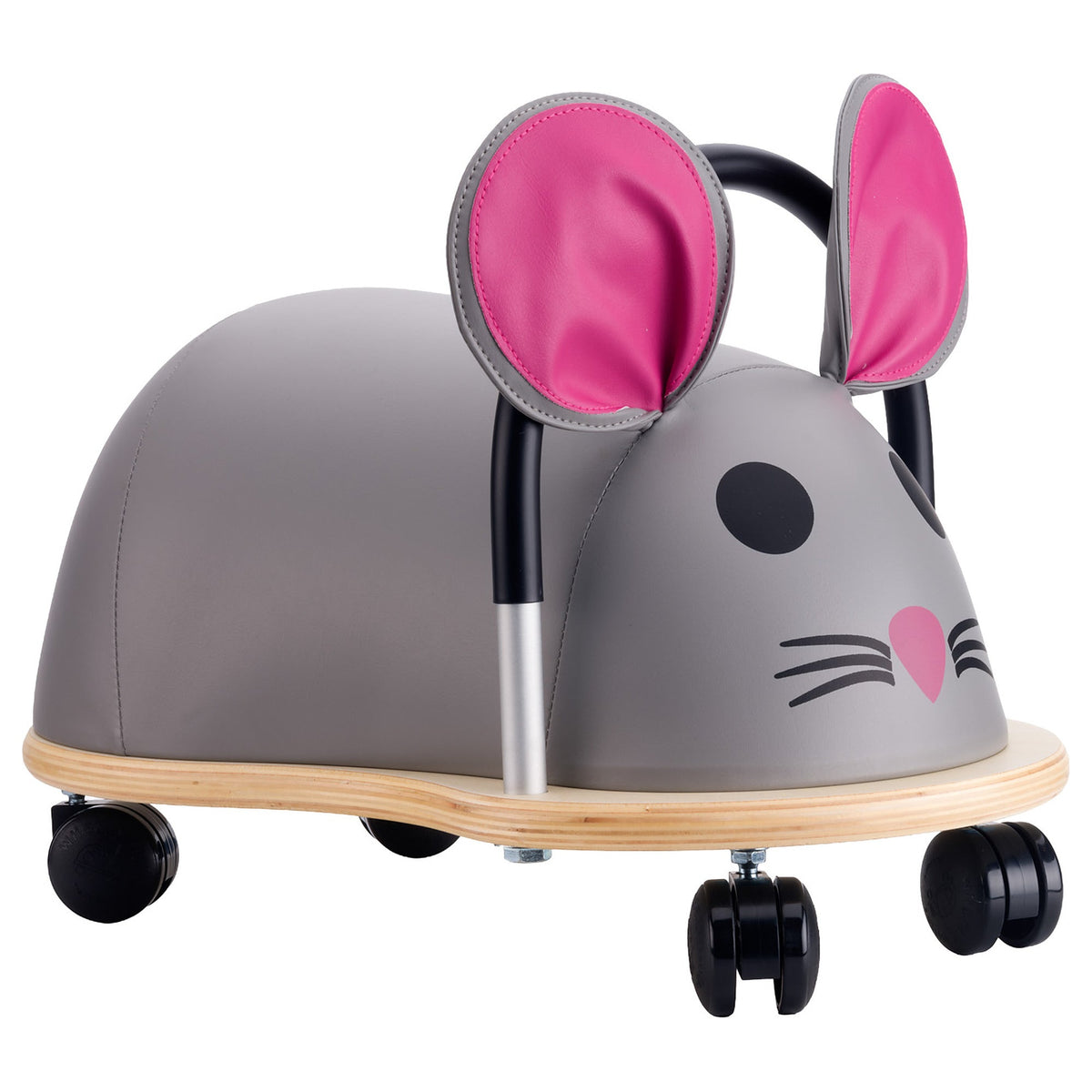 Wheelybug Mouse ride-on toy from the side