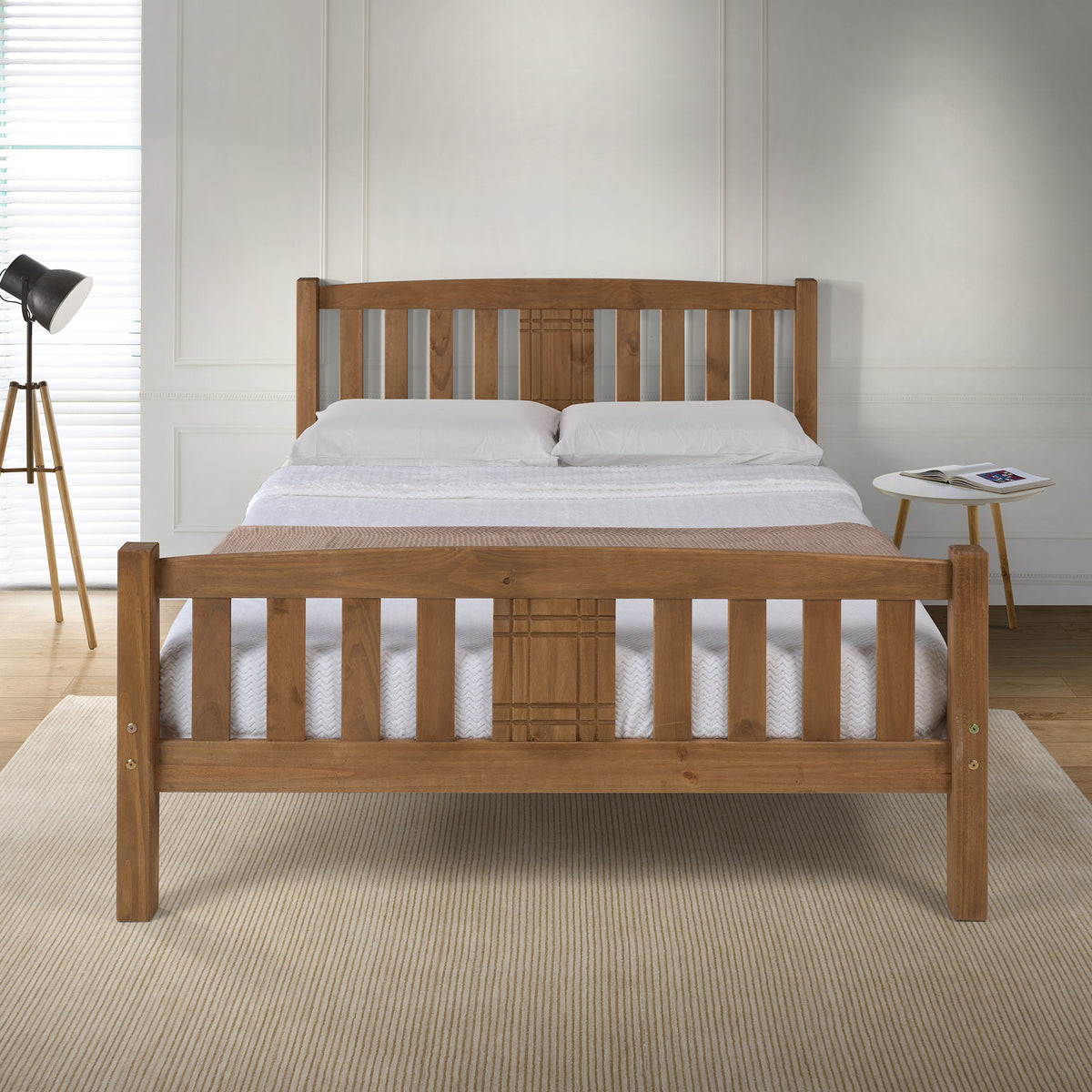Wychwood Honey Pine Bed Frame in Honey Pine – product view 1