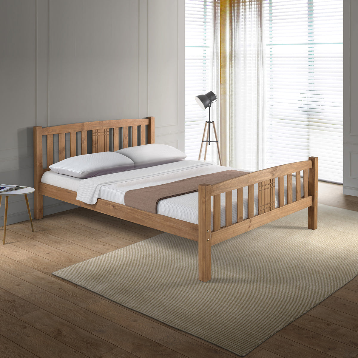 Wychwood Honey Pine Bed Frame in Honey Pine – product view 2