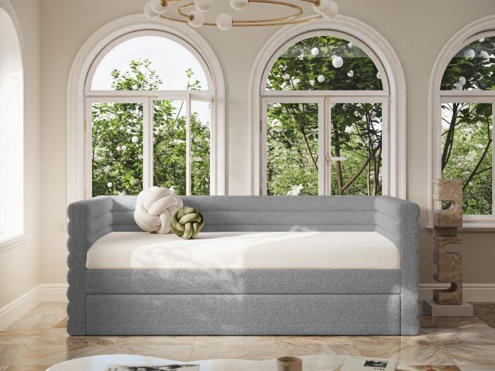 Yuma Grey Guest Bed with Trundle