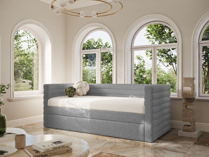 Yuma Grey Guest Bed with Trundle