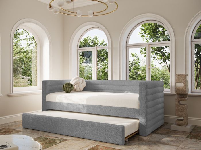 Yuma Grey Guest Bed with Trundle
