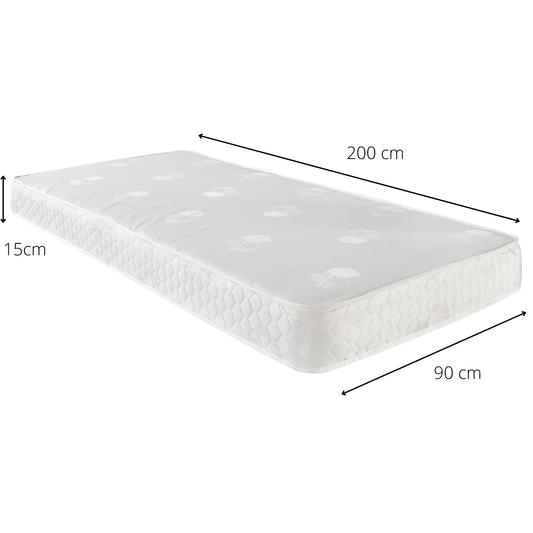 Superior single continental mattress dimensions