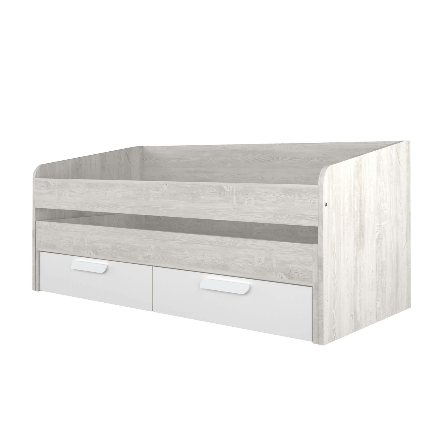 Trasman Terrassa Daybed with Trundle Pull Out Bed & Drawers Cut Out Closed