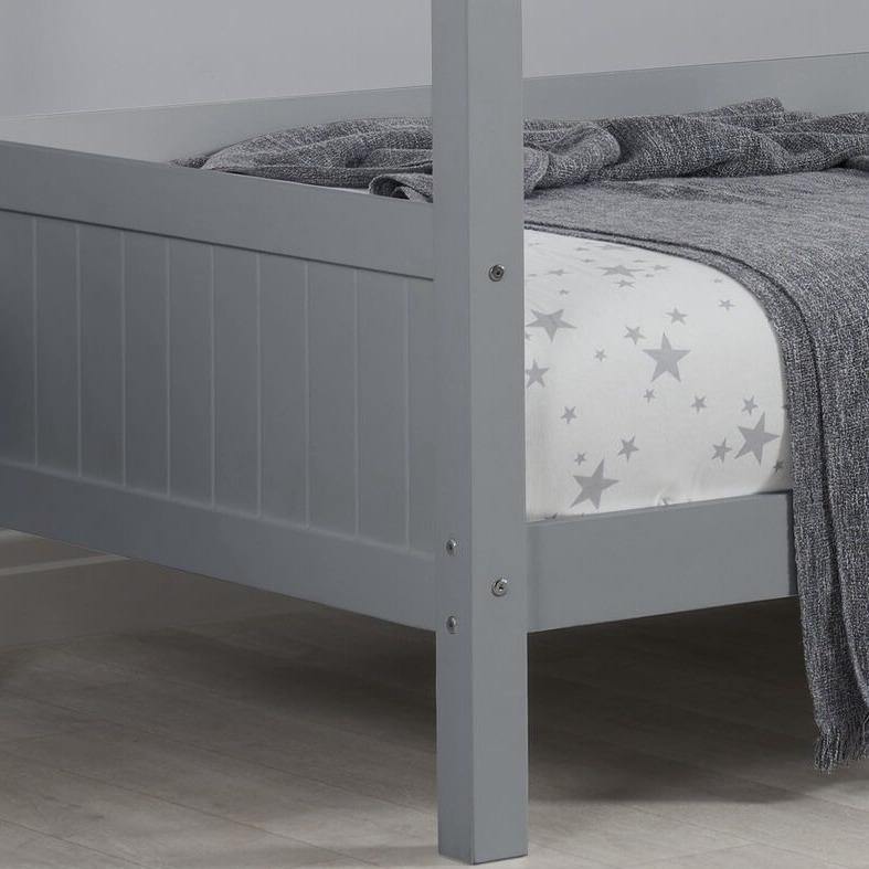 archie single home bed grey foot