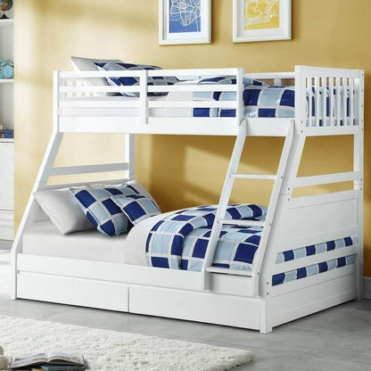 ollie triple bunk bed white boys room