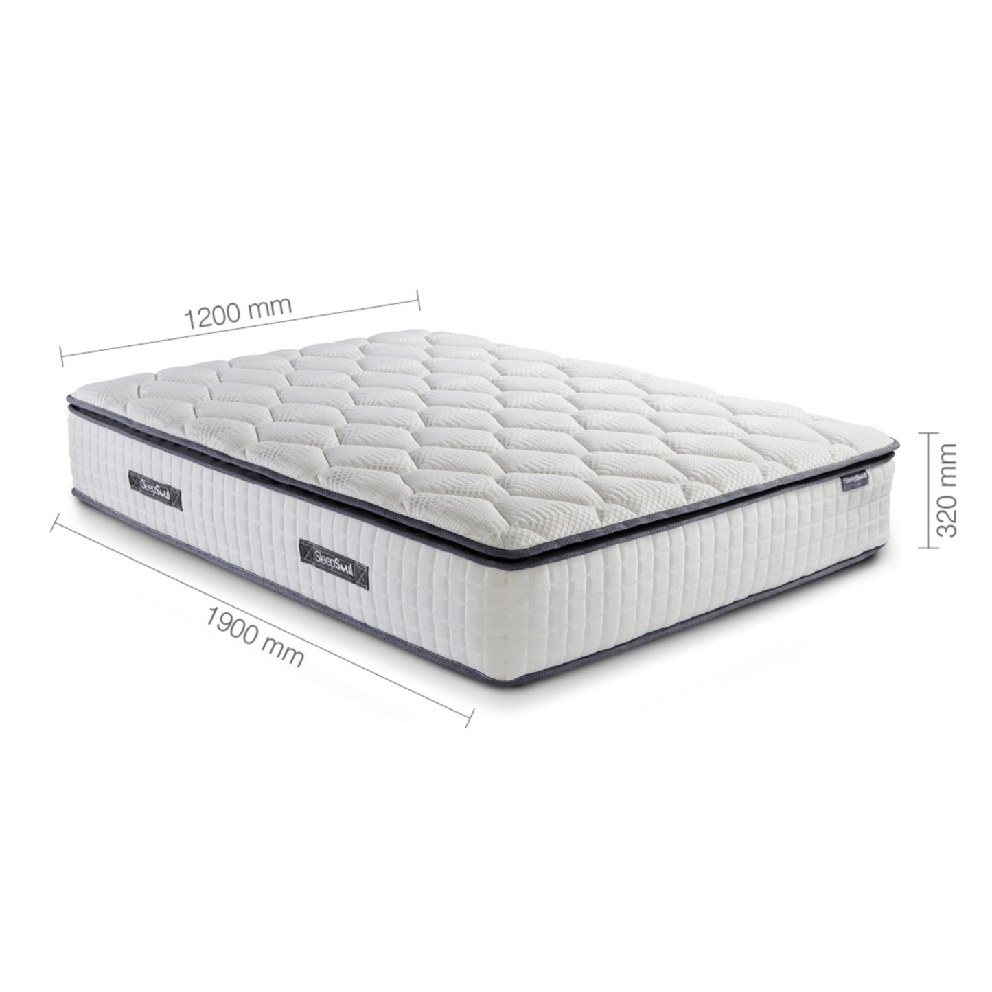 SleepSoul bliss 800 pocket spring and memory foam pillow top small double mattress dimensions
