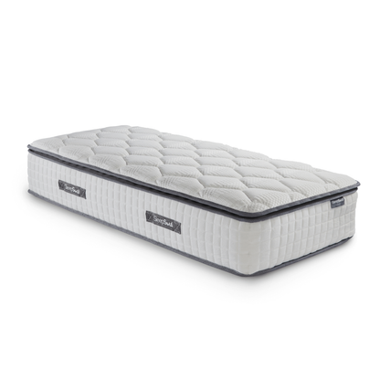 SleepSoul bliss 800 pocket spring and memory foam pillow top standard single mattress 