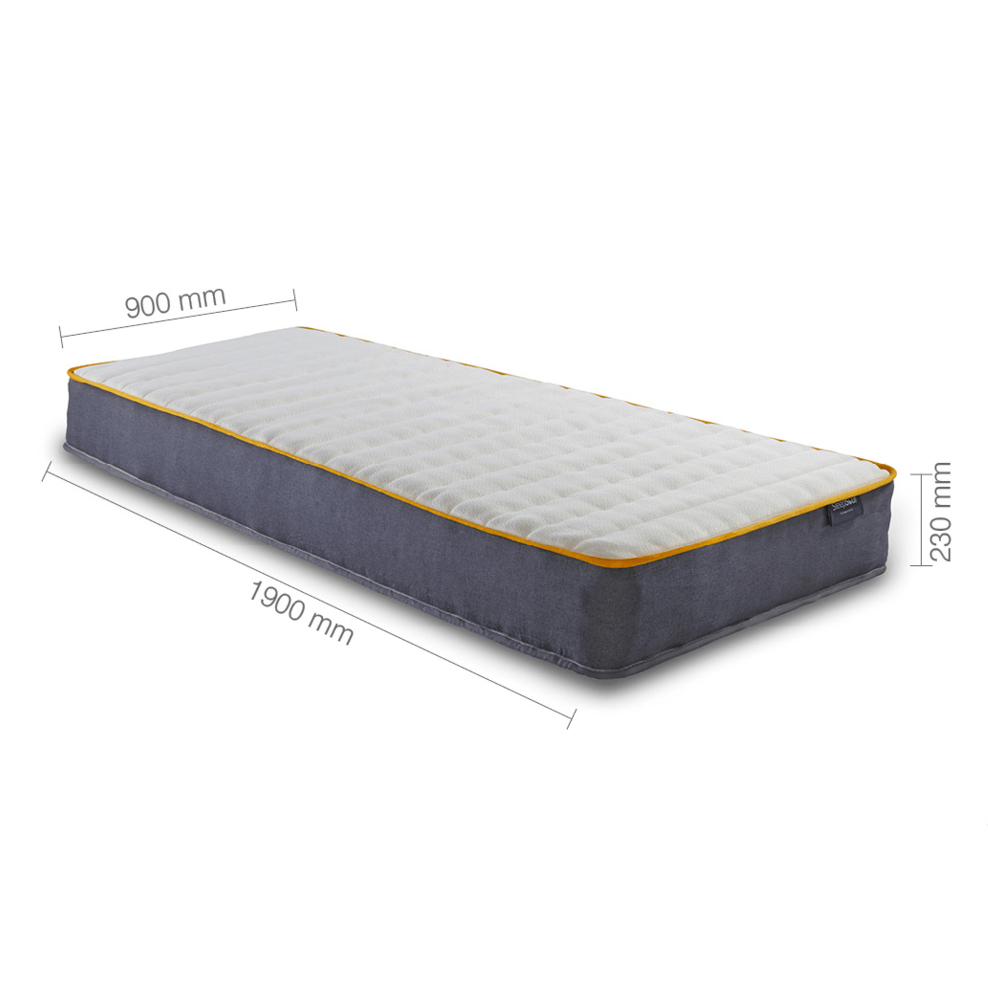 SleepSoul comfort 800 pocket spring standard single mattress dimensions