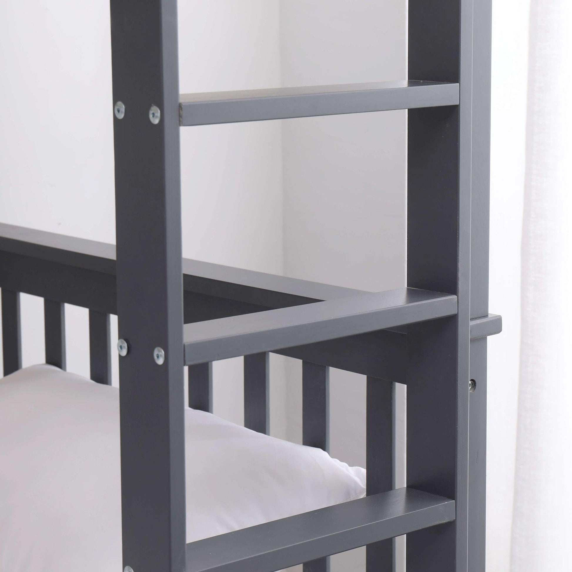 zoom bunk bed grey ladder