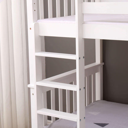 zoom bunk bed white ladder