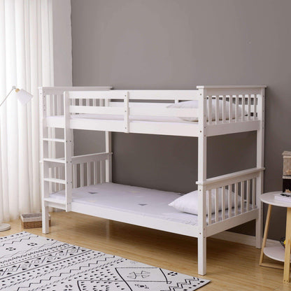 zoom bunk bed white side angle